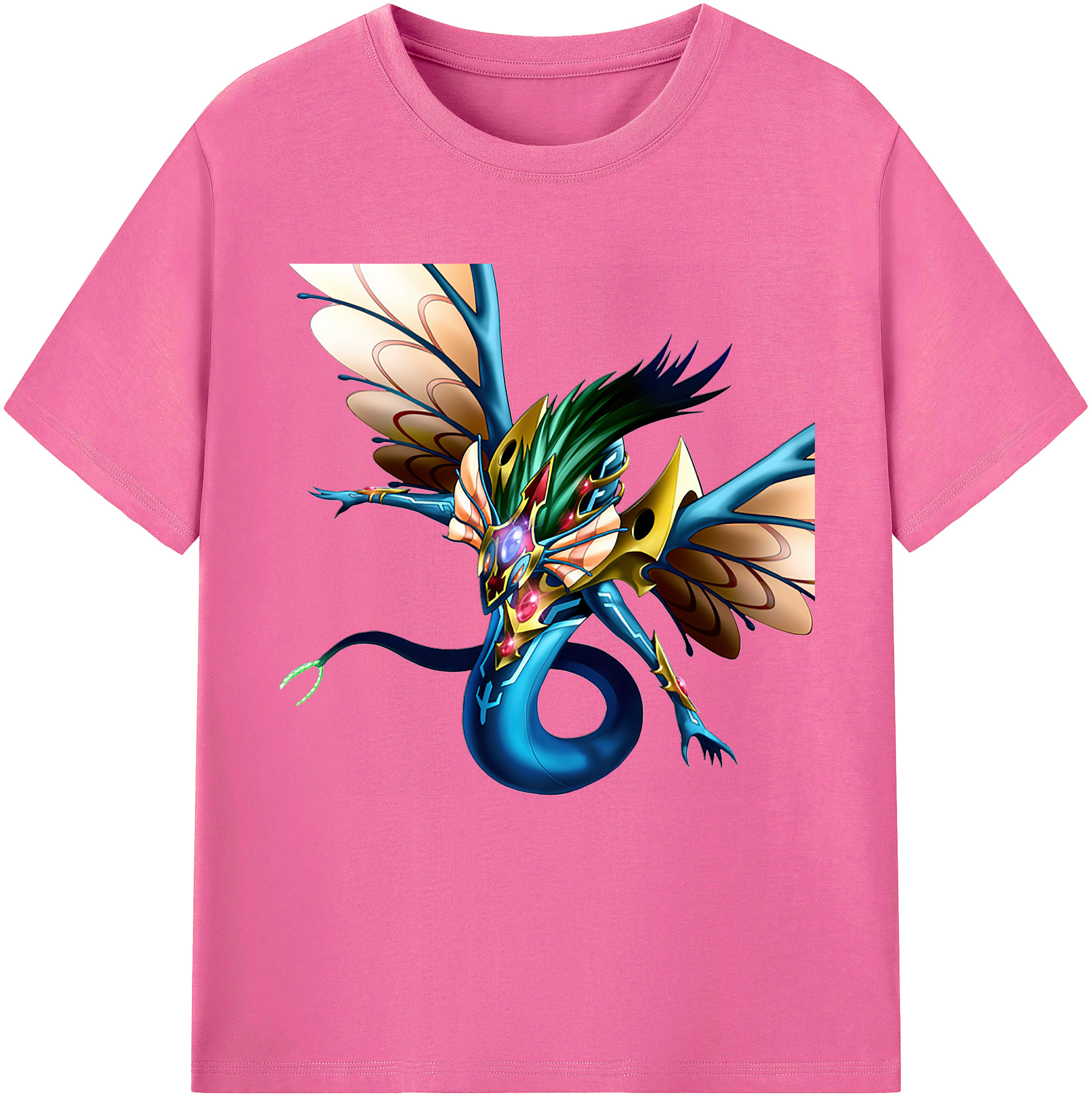 （画像用） 遊☆戯☆王 Yu-Gi-Oh! レディースカジュアルプリントTシャツ（綿100％）